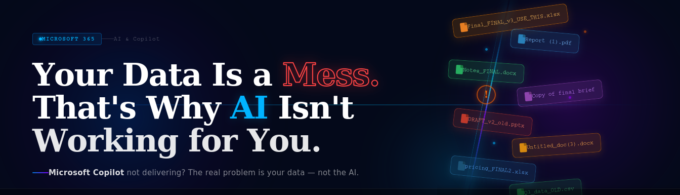 Your Data Is a Mess