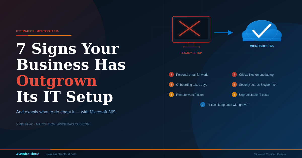 7 Signs Your Business Has Outgrown Its IT Setup